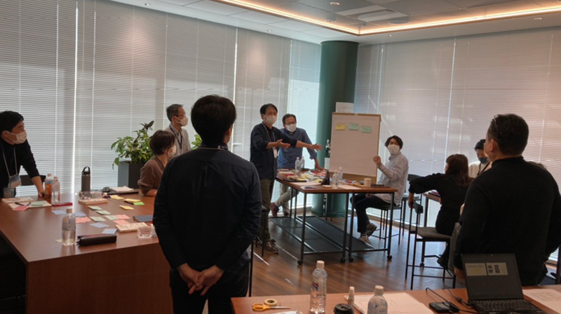 写真：ブランディングワークショップ開催による浸透活動1