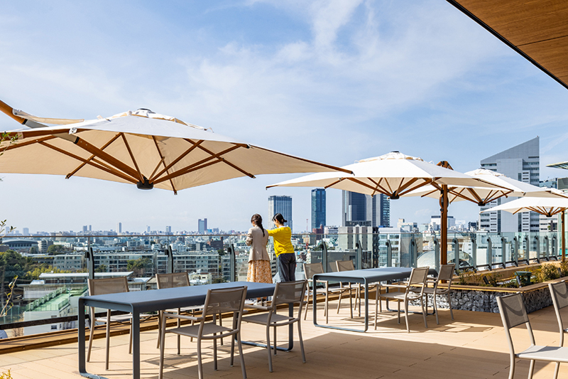 写真：最上階の共用ラウンジ「Sora Lounge」