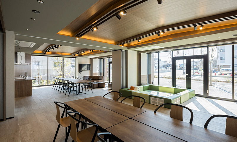 写真：マンションブロック共用棟