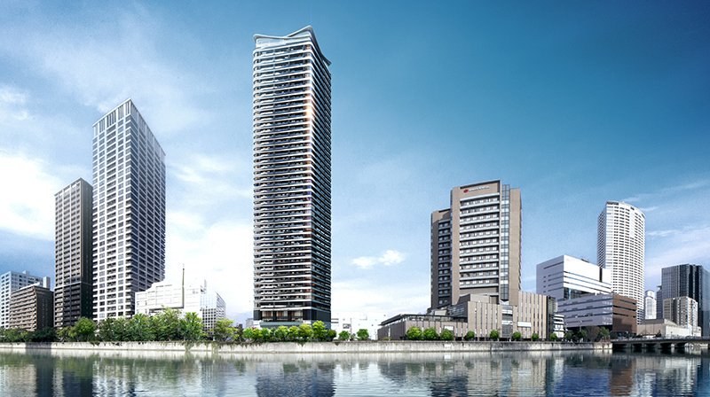 写真：シエリアタワー中之島（完成予想図）